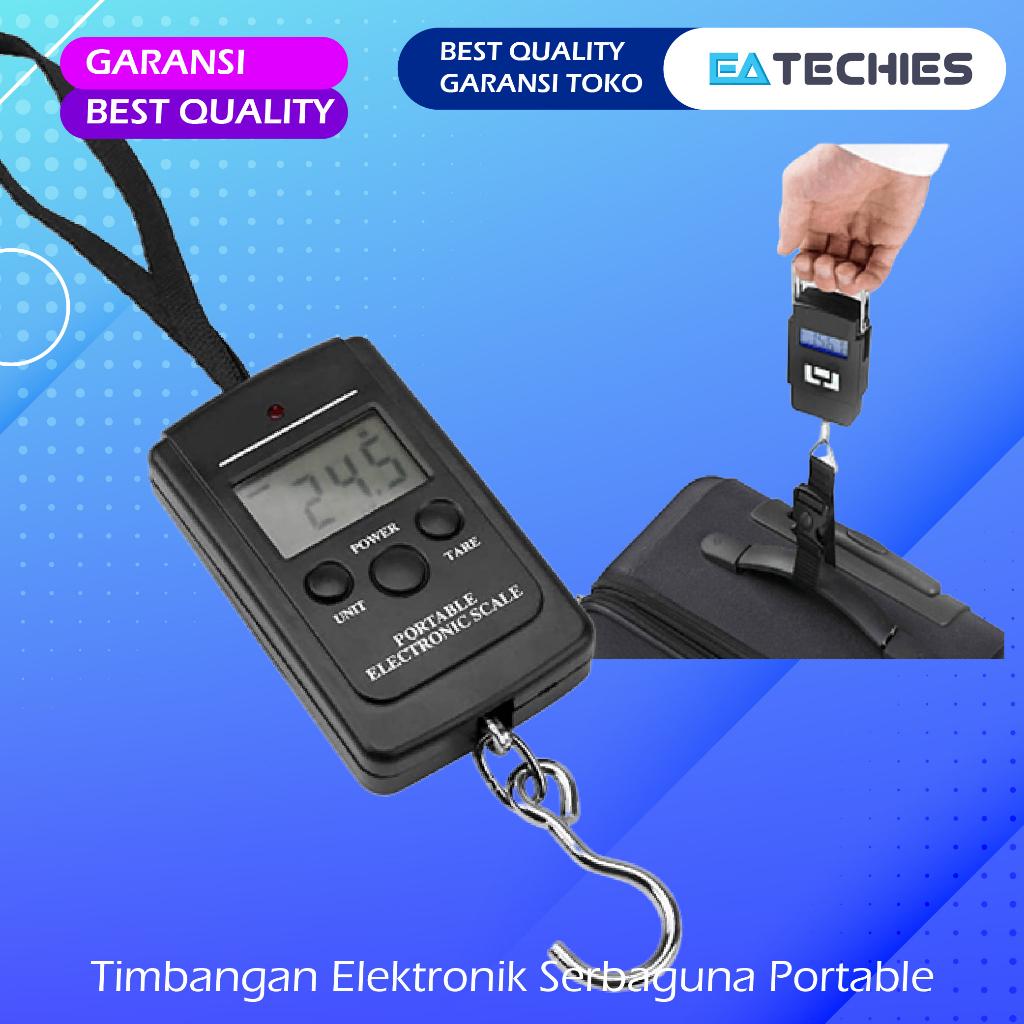 Timbangan Elektronik Portable Electronic Scale Berat Luggage Bagasi