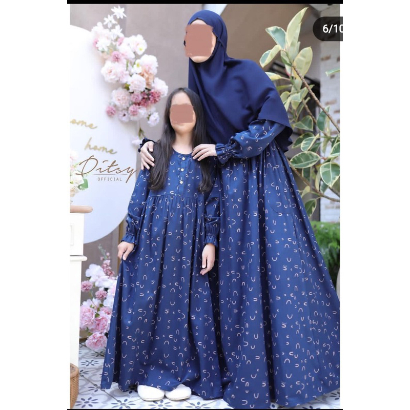 ditsy juni halen navy nightgown size L