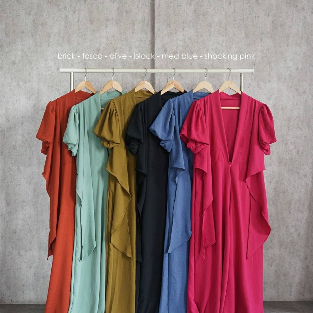 Premium Winda Ribbon Jumpsuit TH 498 CEY AIRFLOW