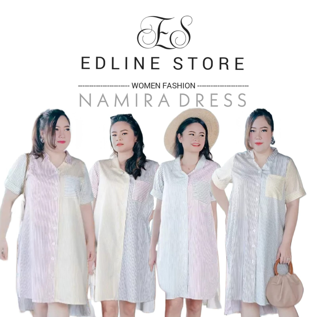 NAMIRA DRESS (BUSUI )LD 100 DRESS JUMBO BIGSIZE OVERSIZE
