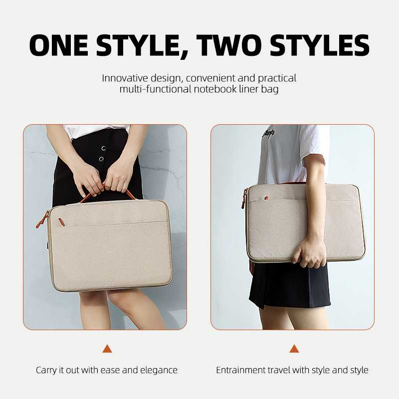 Sleeve Macbook Handbag Shockproof 15.4 Inch Cover Pelindung Notebook Anti Lecet Desain Ringan Berkualitas