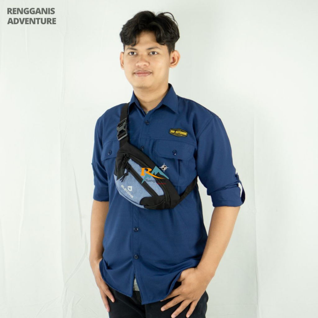 Tas Selempang Pinggang Waistbag BLECONS BRANIE Outdoor Casual