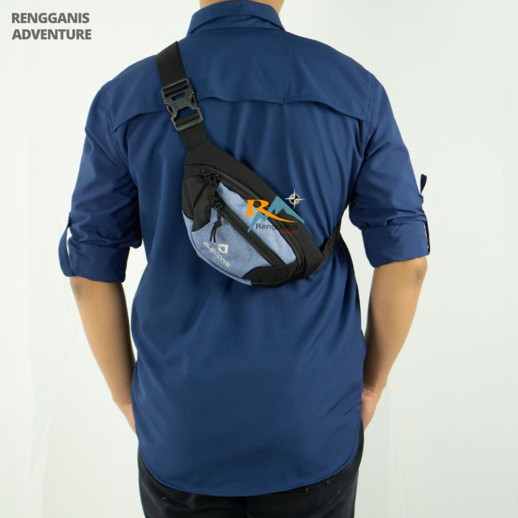 Tas Selempang Pinggang Waistbag BLECONS BRANIE Outdoor Casual