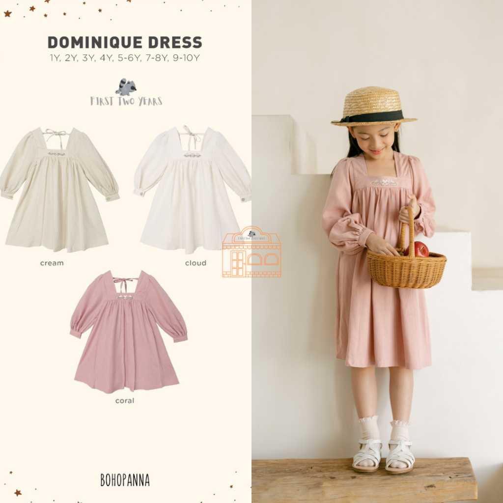 Bohopanna - Dominique Dress / Dress Anak (1 - 10 Tahun)