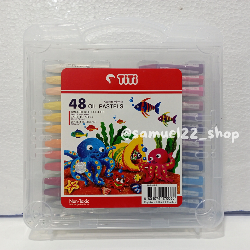 

Crayon / oil pastel Titi 48 warna