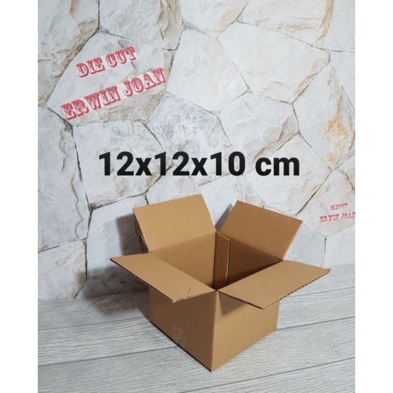 

Kardus / Box / 12x12x10 cm / Karton packing polos baru ST