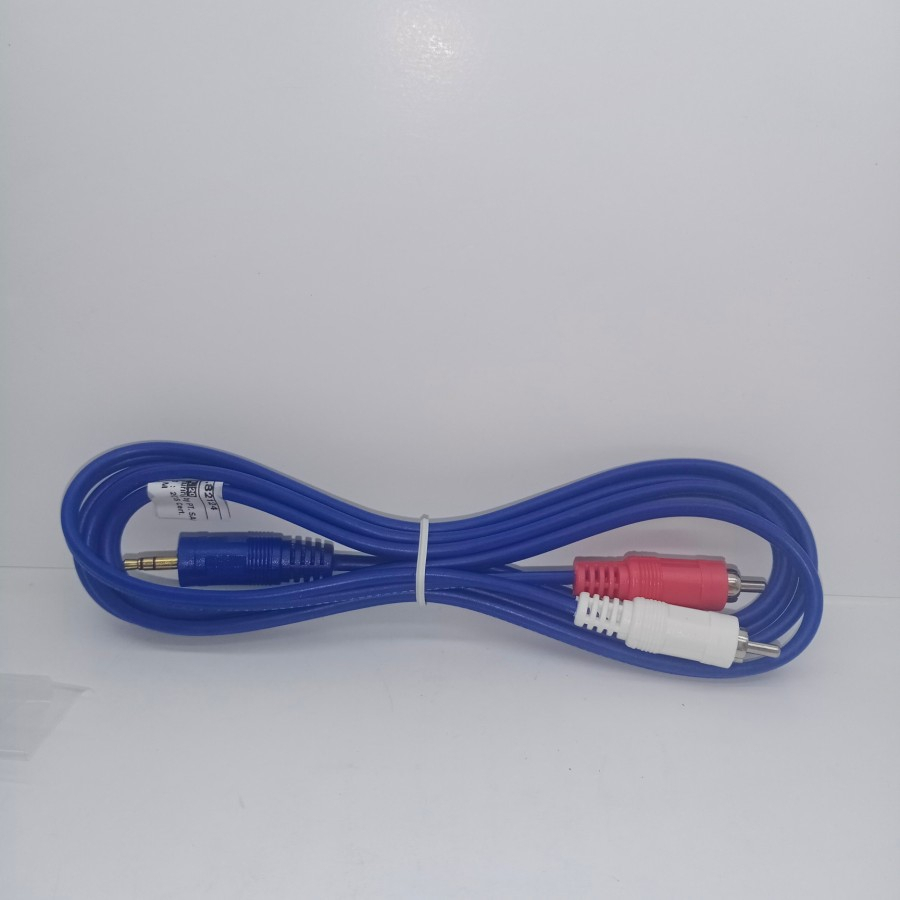 jack audio rca 2-1 kitani jek 3.5 to rca 2 way hp laptop ke speaker
