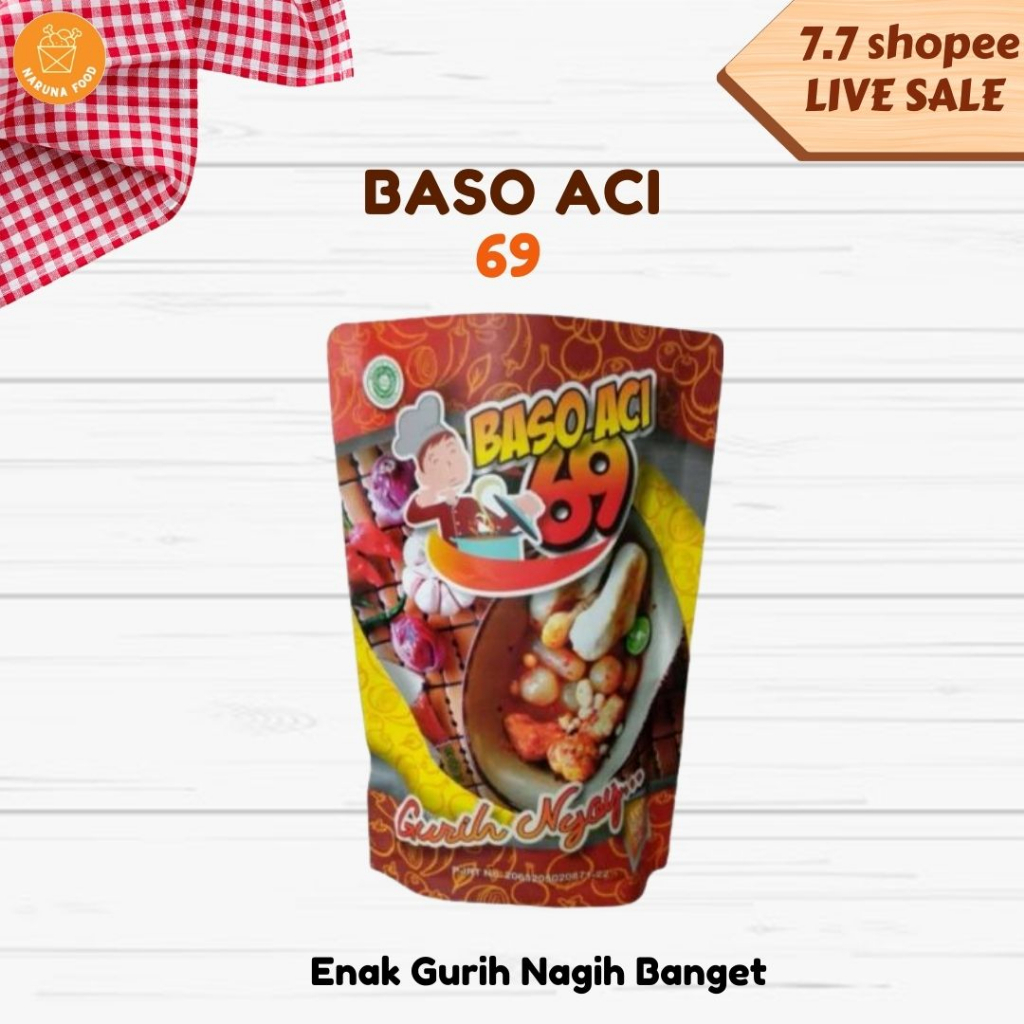 PROMO Bakso Aci Tulang Rangu Boci Baso Aci 69 Original Promo Boci 69 Gurih Nyoy Makanan Instan Cemilan Pedas Makanan Ringan Enak Gurih Halal Fresh dan Ready Laris Halal