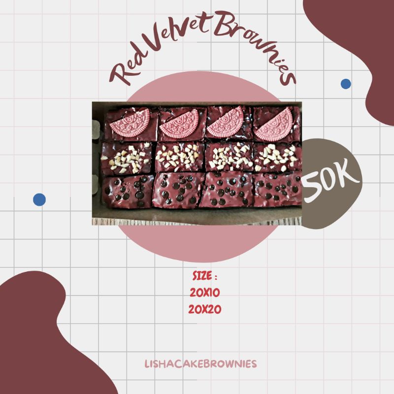 

[Pre-Order] Fudgy Brownies Red Velvet