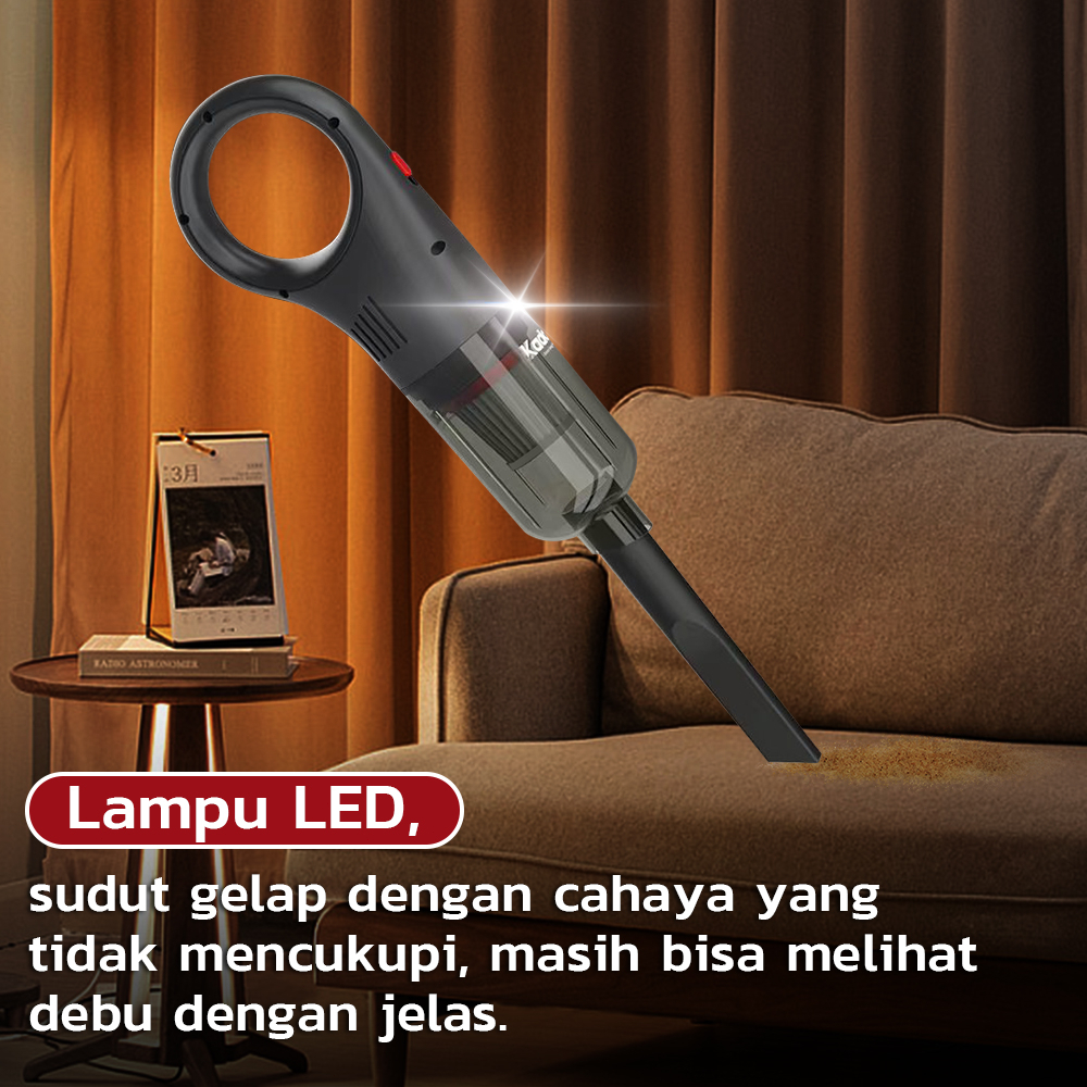 Kadonio Vacuum Cleaner Wet/Dry Penyedot Debu Pel Smart 7 in 1 cordless Vacum Cleaner Home Penyedot Debu Portable Vacum Sedot debu-VC99