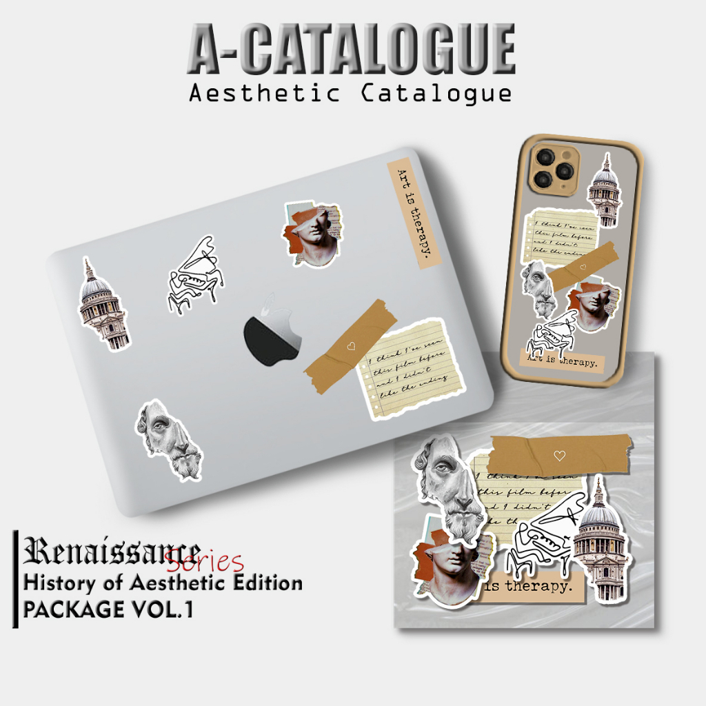 

Sticker Aesthetic Catalogue Waterprooft Compilation Hypebeast Renaissance Icon Logo || HISTORY OF AESTHETIC