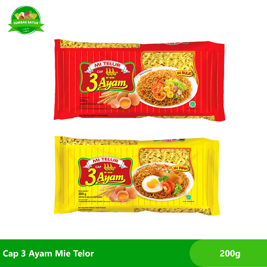 

Cap 3 Ayam Mie Telor 200g