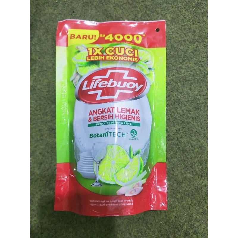 LIFEBUOY PENCUCI PIRING LIME BOTANI TECH 235 ML