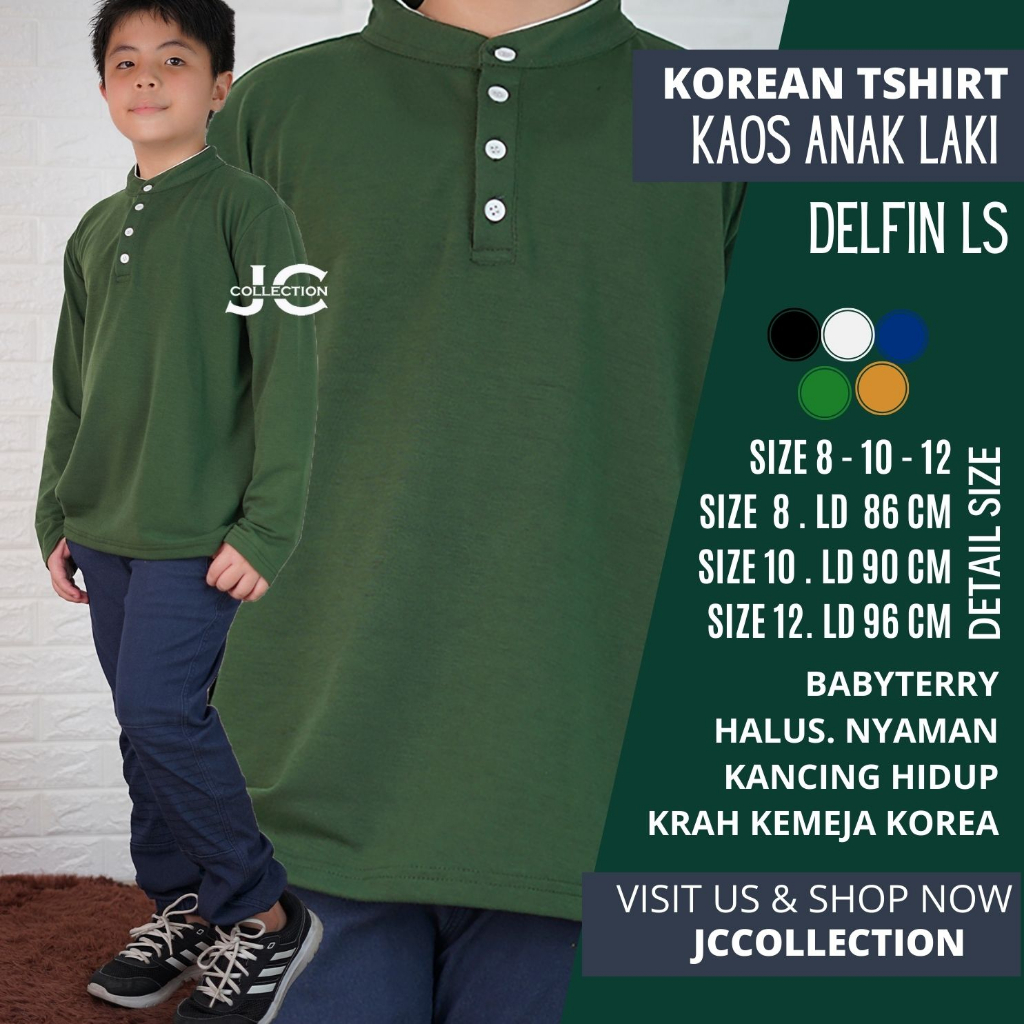 Tshirt Kaos Anak Laki Tanggung / Kaos Anak Remaja Fincent Delfin / Kaos Anak Laki Umur 8 Tahun sd 12 Tahun - JCCollections