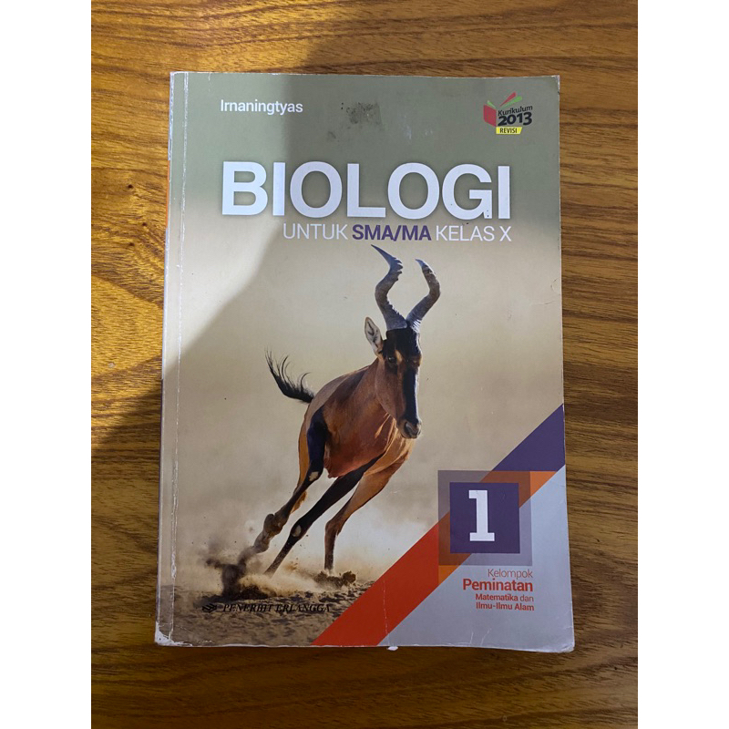 

biologi erlangga kelas 10 bekas preloved