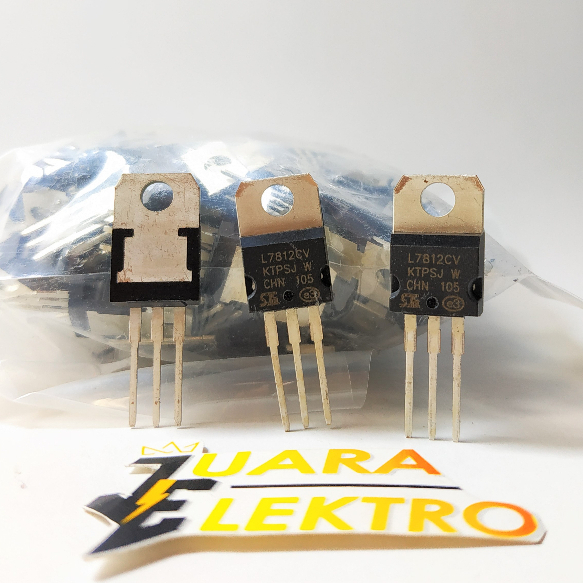 TRANSISTOR (TR) L 7812 ST ORI | Transistor L7812 ST Original / Asli