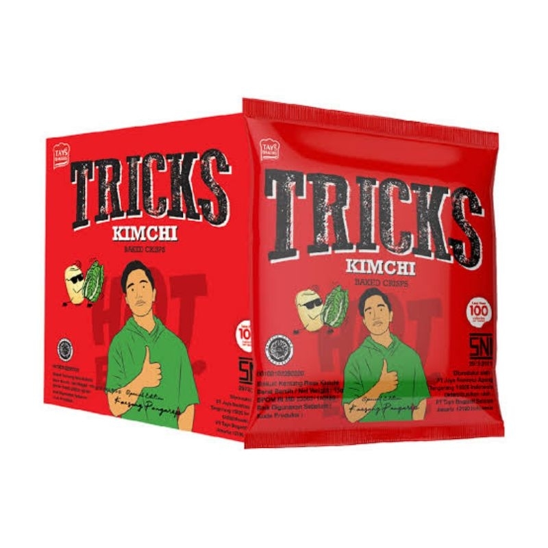 

Tricks Kentang Kimchi 10 x 12 gr Potato Baked Crips