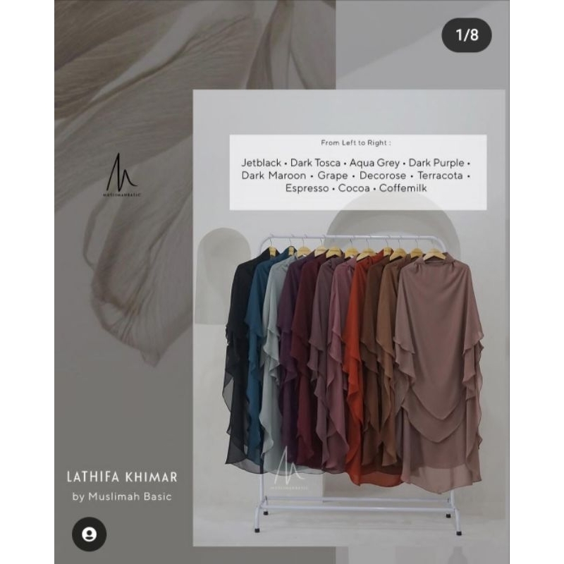 lathifa Khimar by muslimah basic