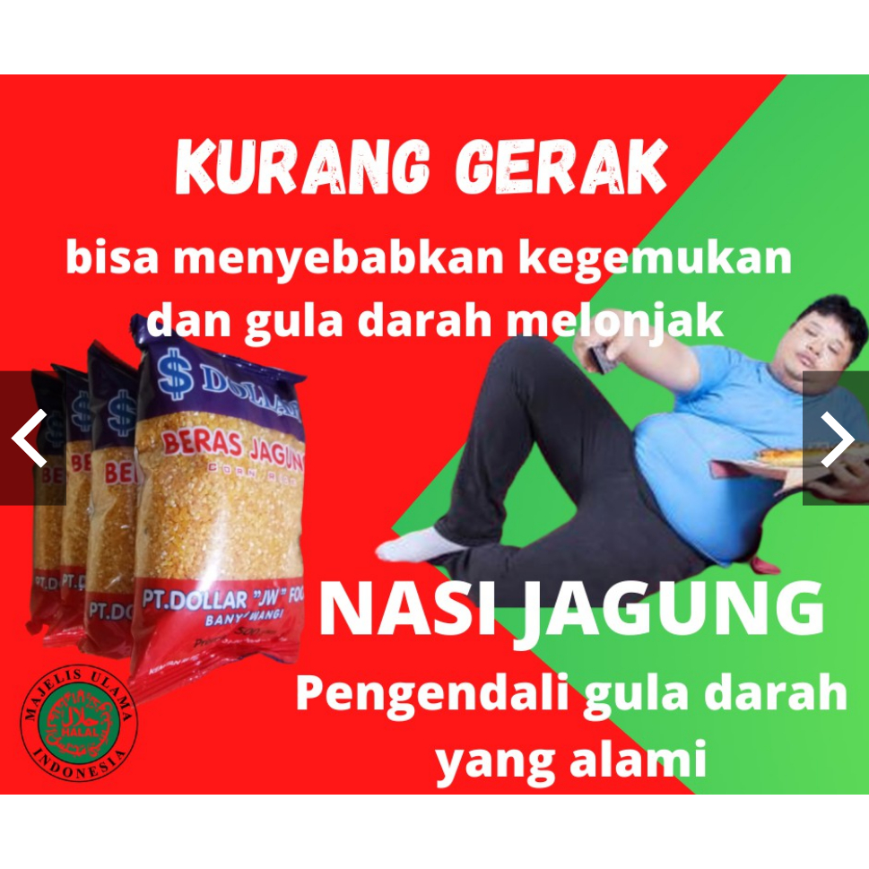 (COD) Beragam Nutrisi Tinggi: Beras Jagung Tanpa Gula kaya serat dan rendah karbo untuk Gaya Hidup Sehat Penderita Diabetes lebih enak daripada nasi putih&quot;bisa kurir instan gojek langsung sampai&quot;