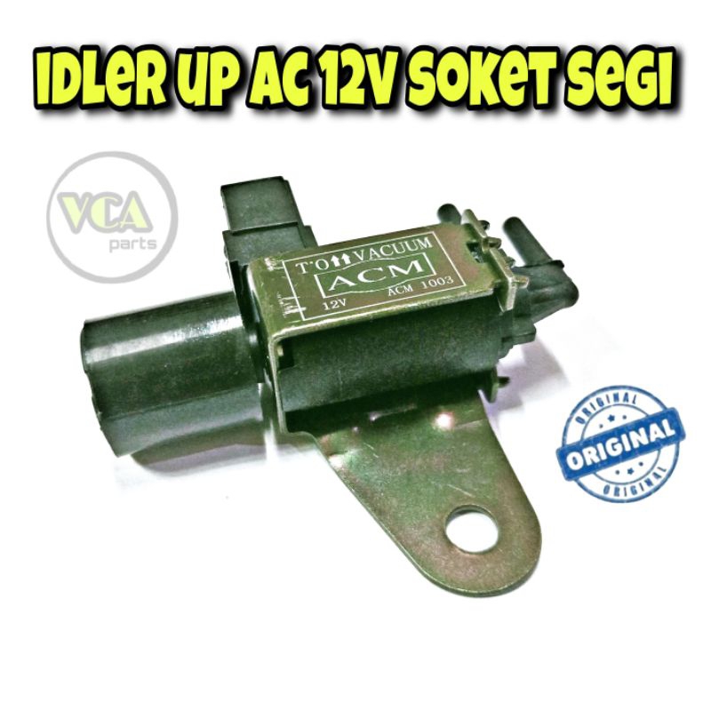 IDLER UP AC 12v SELENOUD VACUM UNTUK MOBIL 5k/STARLET/GREAT/PANTHER DLL.