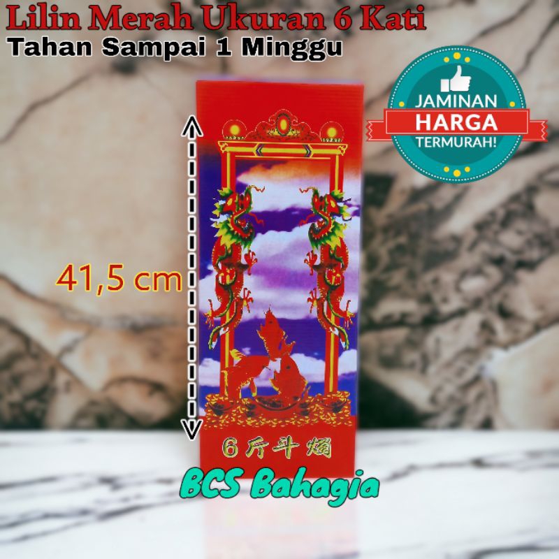 Lilin Warna Merah Gambar Naga Ukuran 6 Kati Kin Kualitas Terbaik Besar Sembahyang Puja Vihara Klenteng Terbaru 1 Pasang Untuk Wihara