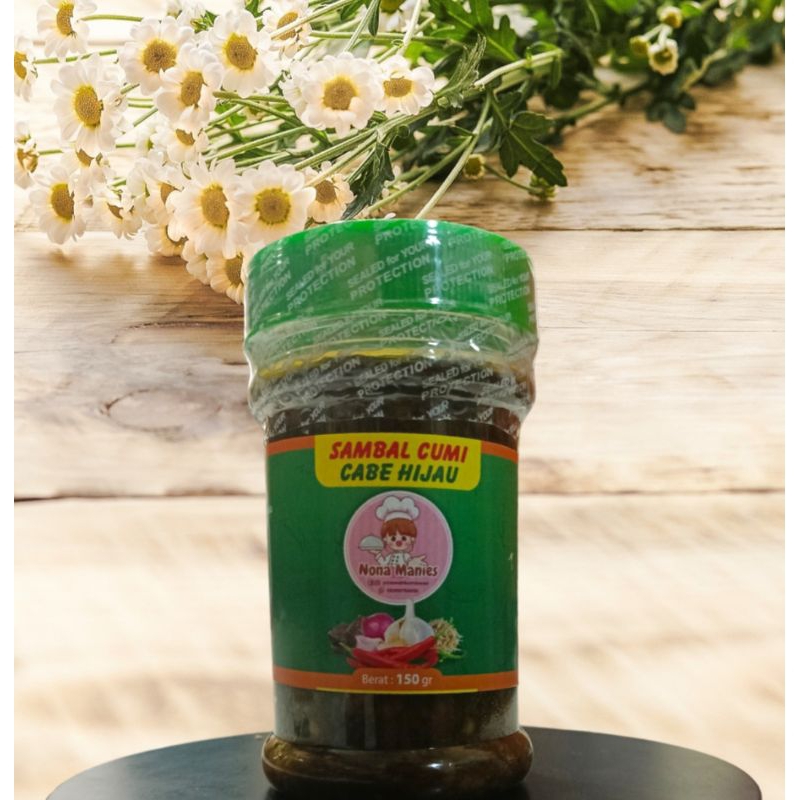 

sambal cumi cabe ijo 150gr