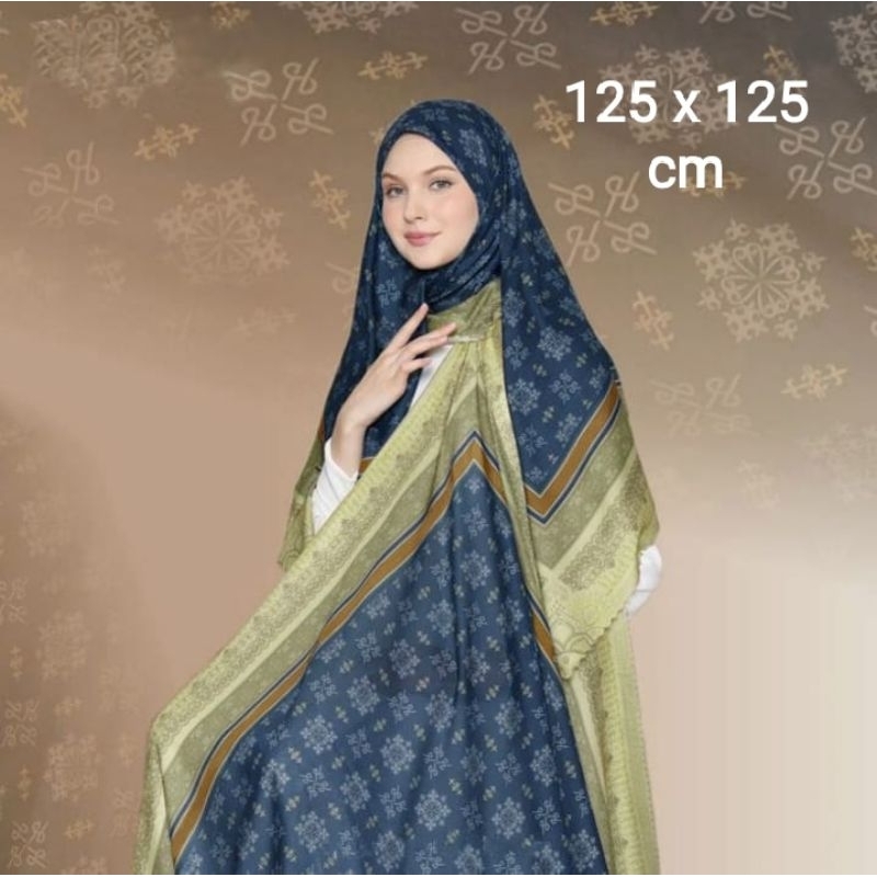 SALE HIJAB / SYARI DEOLAA BIRU / COD / KERUDUNG VOAL MOTIF / SEGI EMPAT VOAL / JILBAB TERBARU / LASE