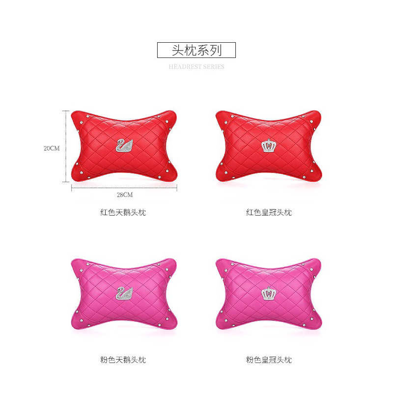 bantal mobil leber (1pcs)bantal jok mobil headrest