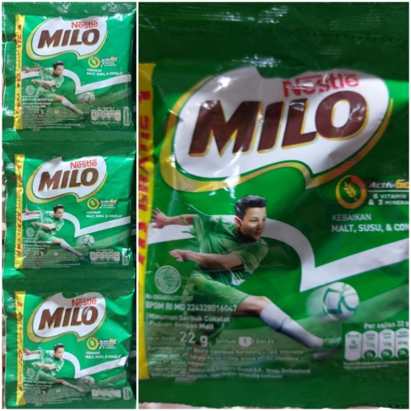 

Milo Nestle Rentengan Rencengan Isi 11 Sachet Pcs 22 Gr