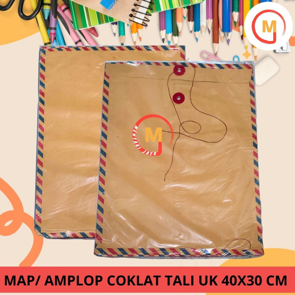 

Map Coklat Tali Besar