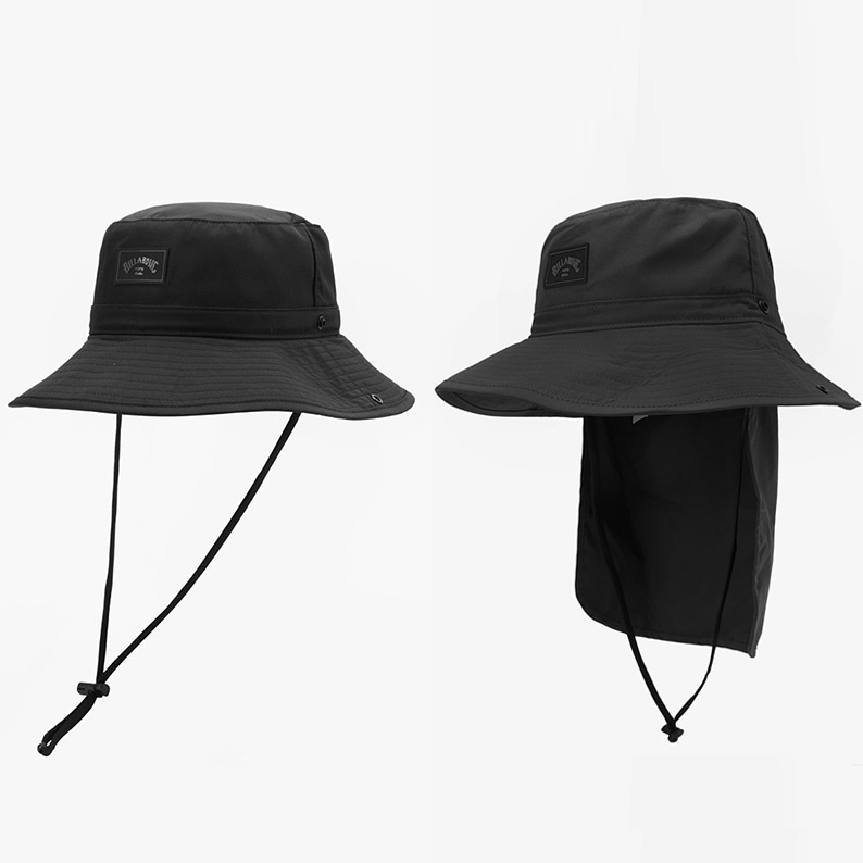 Topi Rimba BILLABONG Big John ADIV Adventure Division Safari Outdoor Hat Black ORIGINAL