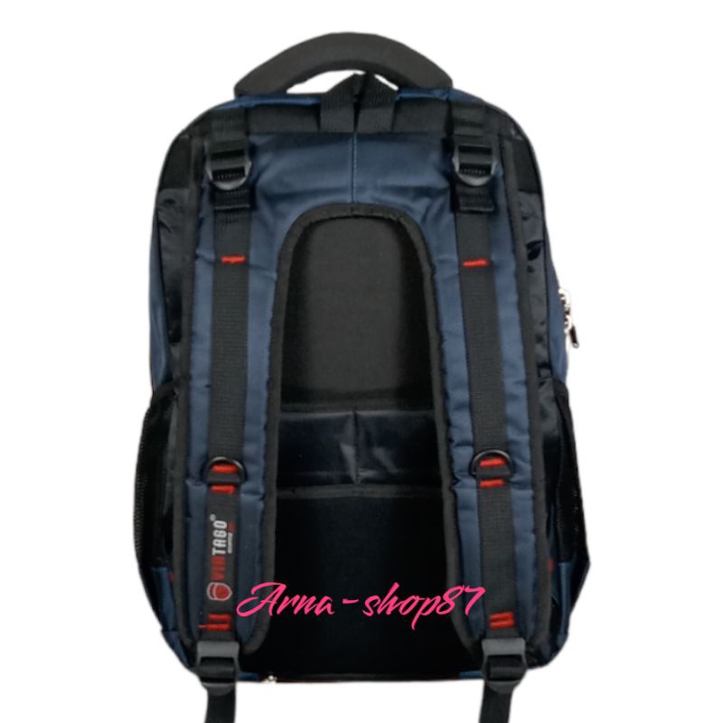 Tas Ransel Laptop Virtago Original 20inci SMP SMA Kuliah Kerja Bacpack Berkualitas Kompartemen Laptop 16inci