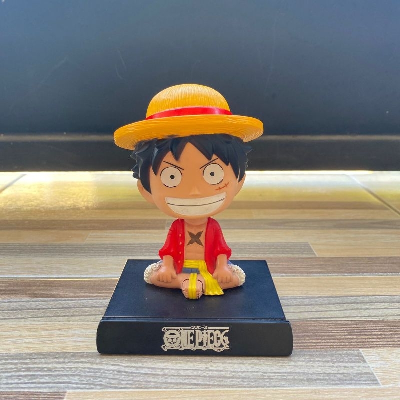 Action Figure Luffy Kepala Per goyang