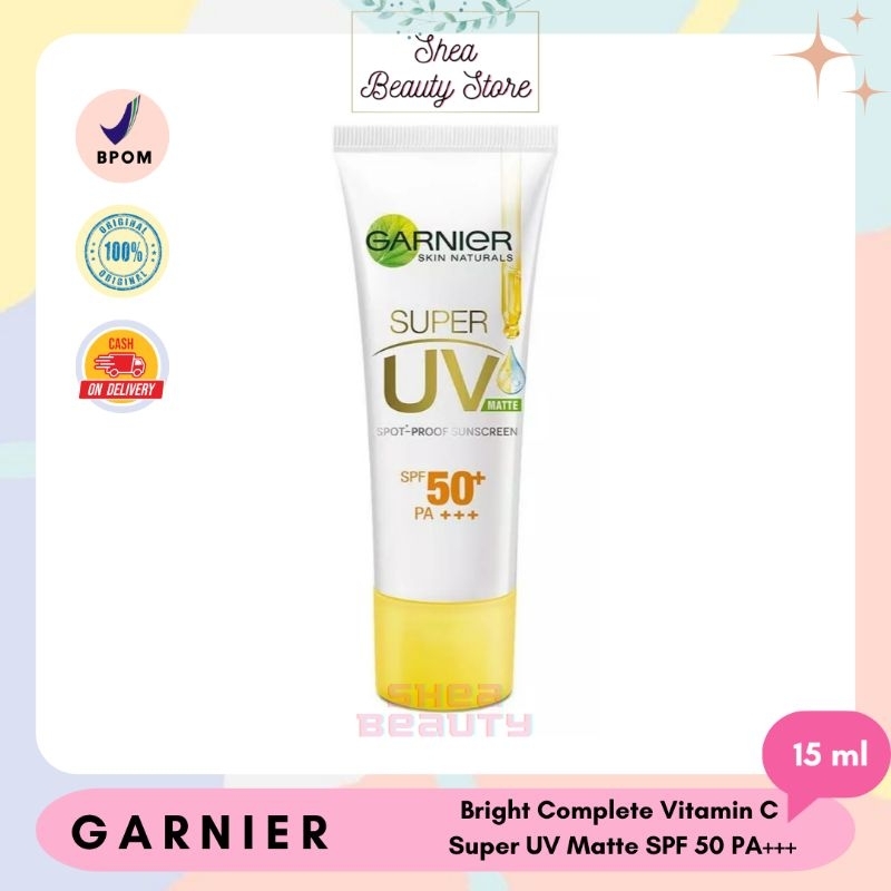 Garnier Super UV Matte Spot-proof Sunscreen SPF 50+ PA+++ 15 Ml