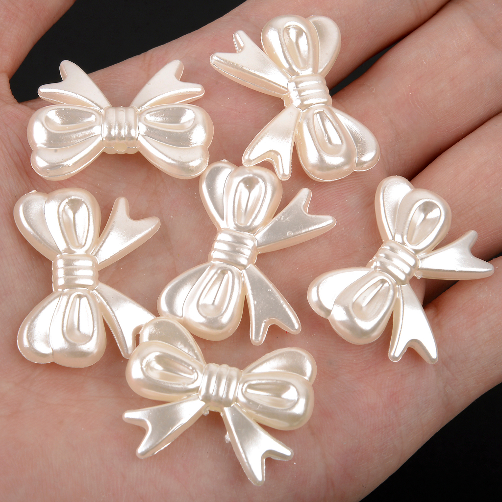 

MANIK MOTE PITA MUTIARA ABS PLASTIC IMITATION PEARL BOWKNOT