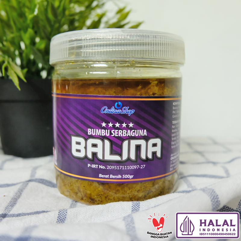 

Bumbu Serbaguna BALINA 500gr Kemasan Stoples Halal