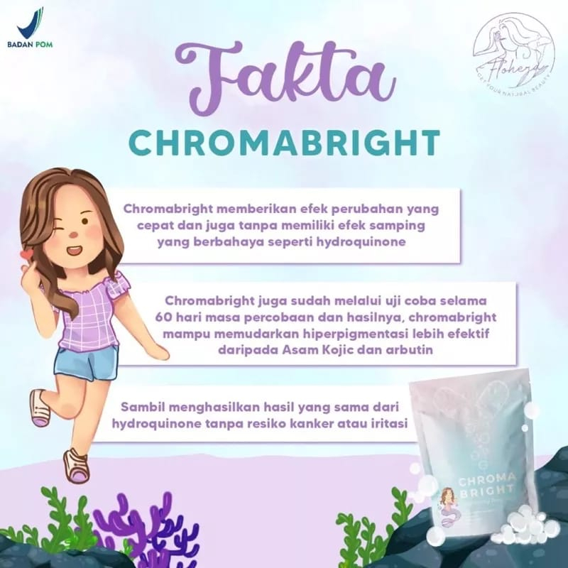 SABUN CHROMA BRIGHT FLOHERA BRIGHTENING BODYS SOAP