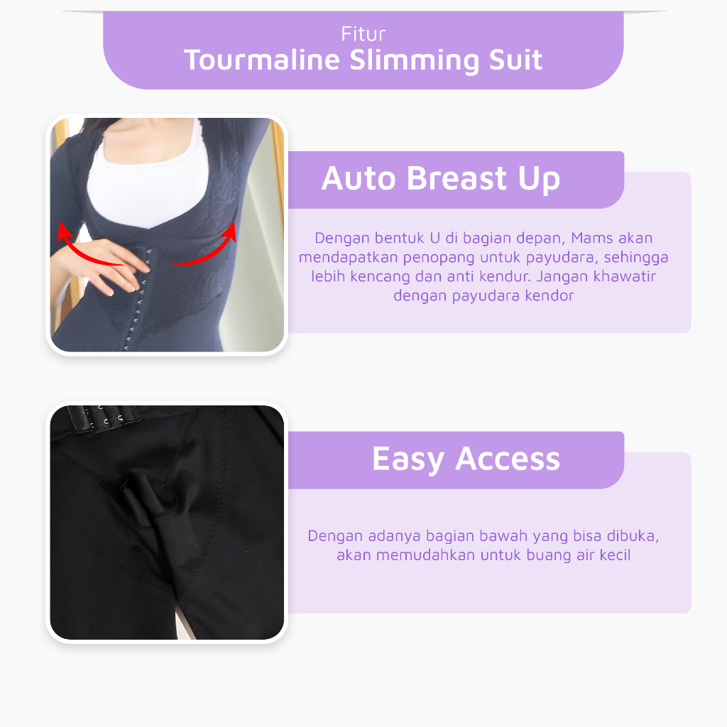 Liefmam Tourmaline Slimming Suit - Solusi Ramping Menyeluruh Dengan Tourmaline Technology Yang Menyehatkan