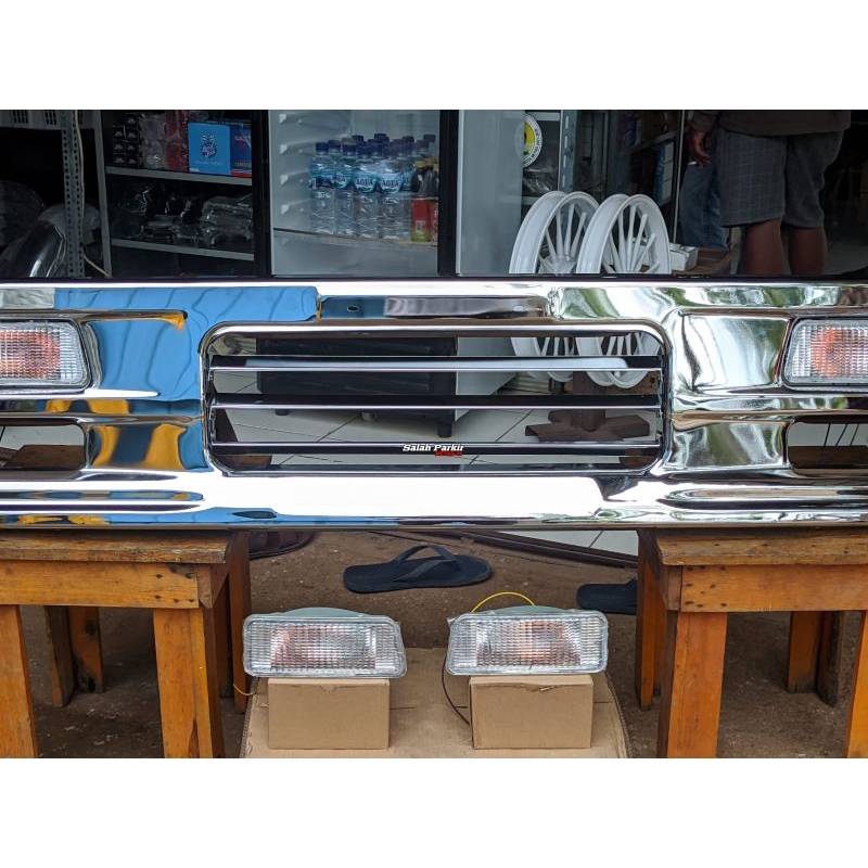 bemper truck canter hdl lebar 200cm aksesoris truck canter hdl