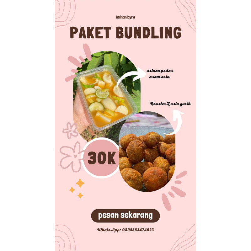 

PAKET BUNDLING ASINAN & ROOSTER'z