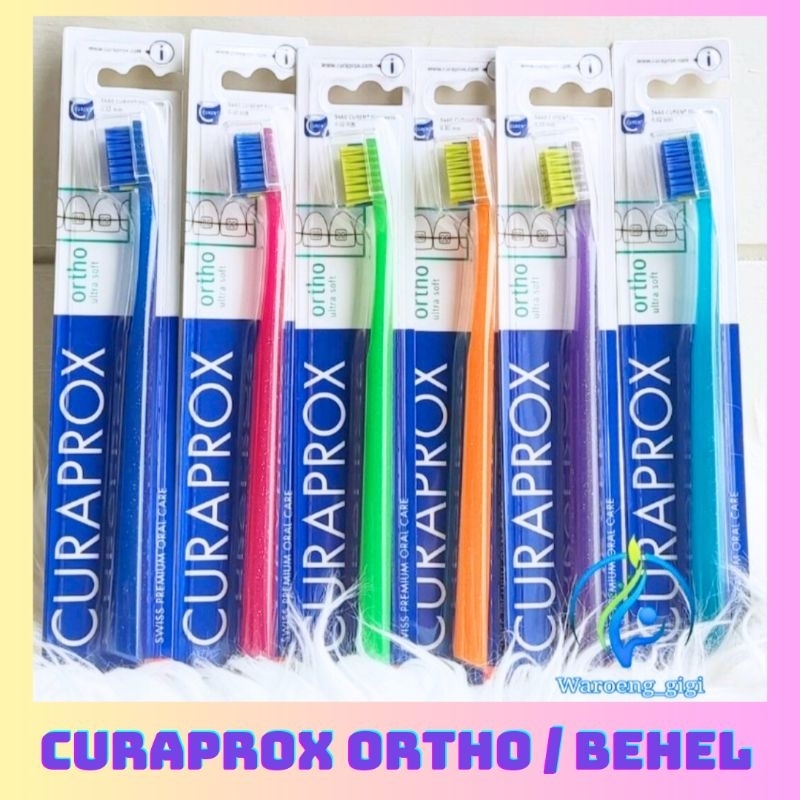 Sikat Gigi ORTHO Behel CURAPROX Orthodontic Toothbrush