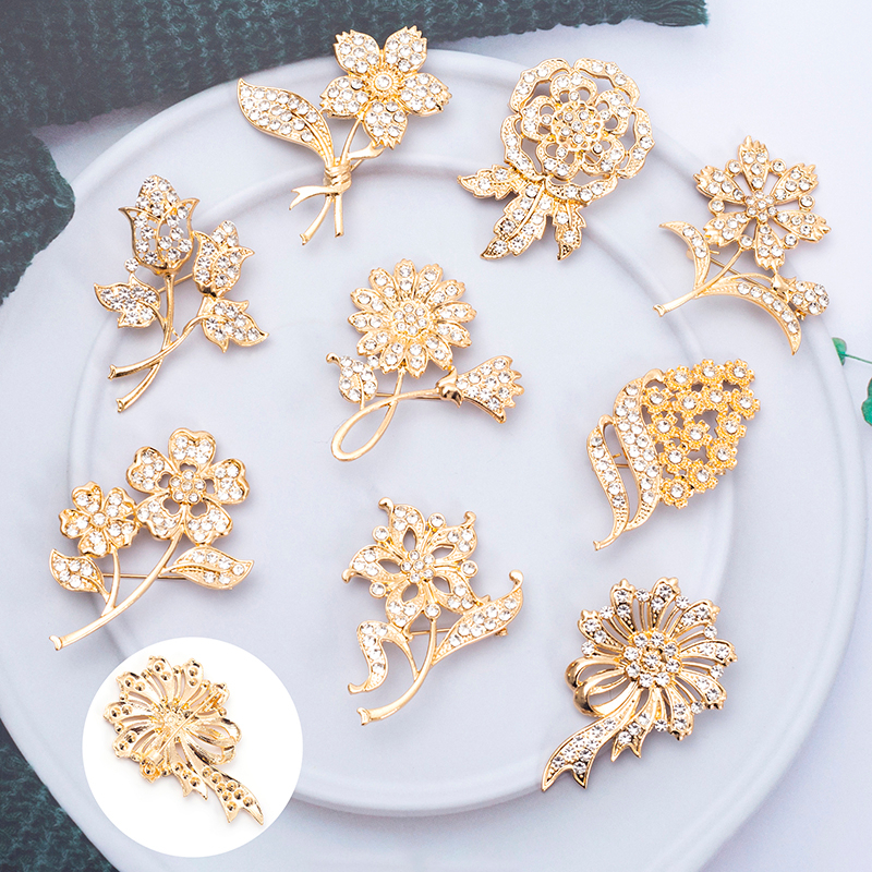 Bros/bunga/jarum bor/bros sutera