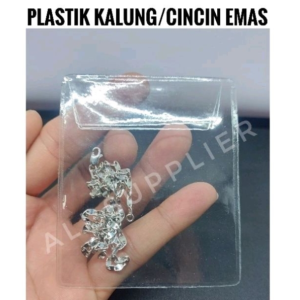 PLASTIK MIKA KALUNG EMAS / CICIN / MIKA PLASTIK PERAK / COVER KALUNG / COVER CINCIN / PELINDUNG BARANG BERHARGA / PLASTIK PELINDUNG EMAS DAN CINCIN GIWANG / PLASTIK COVER PENUTUP TEBAL