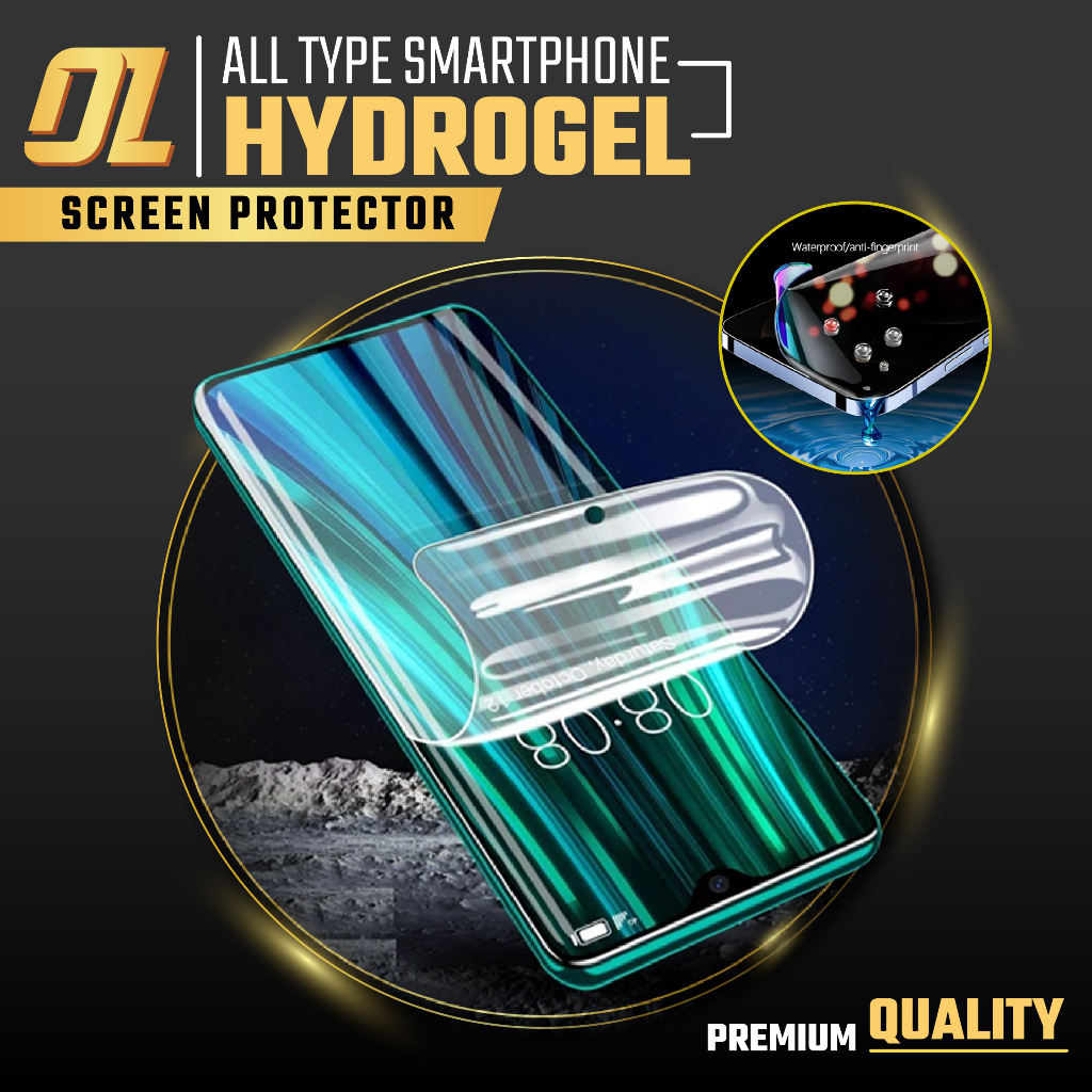 Hydrogel Anti Gores Jelly Tempered Glass Smartphone untuk Semua Merek