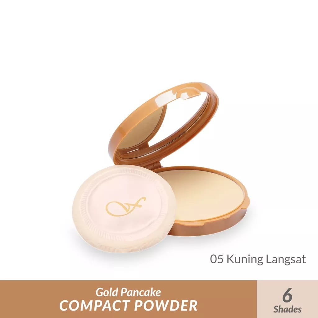 Fanbo Gold Pancake Compact Powder - Bedak Padat