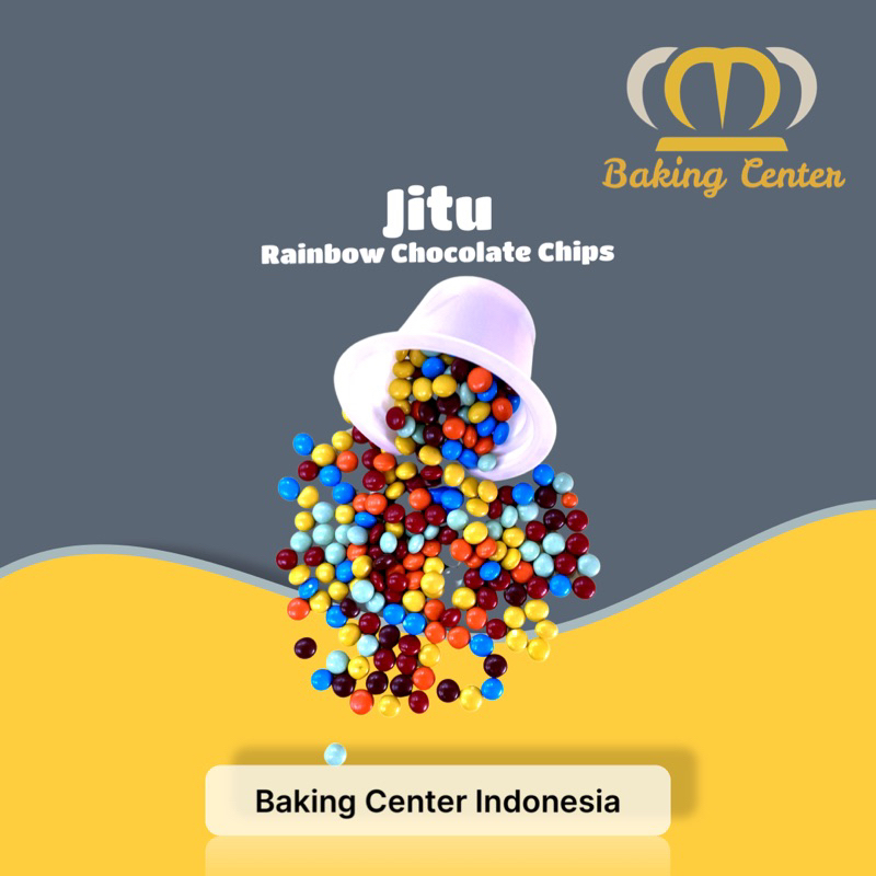 

Elmer Rainbow Chips Repack / Jitu Choco chip Warna Repack