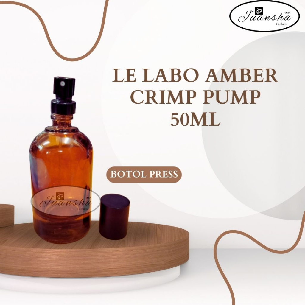 BOTOL PARFUM  LE LABO AMBER CRIMP PUMP | PRESS | 50ML