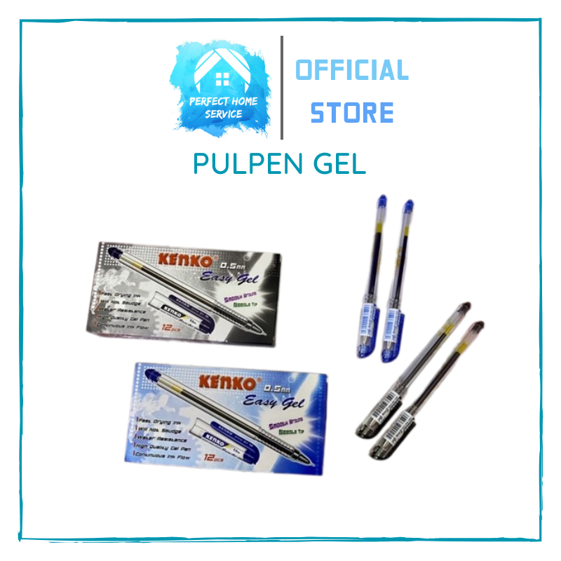 

Pulpen Kenko Easy Gel 0.5 - Pen Tinta 0,5 - Pulpen Lancip Tajam [PERFECTHOME]