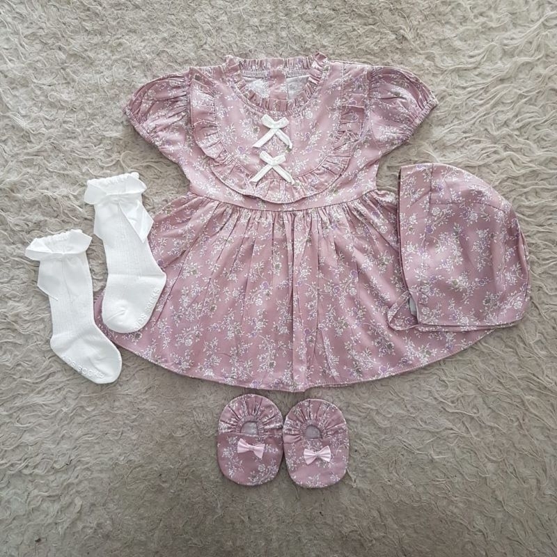 Baju Bayi Bonet Bayi Set