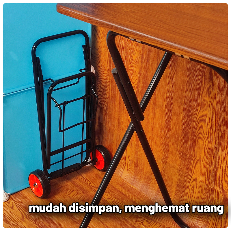 Troli Trolly Lipat XTC1 Trolley Barang Bawa Aqua Galon Dan Gas - WHI